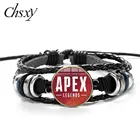 CHSXY Аниме игры Apex Legends, мультяшный стиль, деревянные бусины, мужской повседневный плетеный браслет, браслет, ювелирные изделия