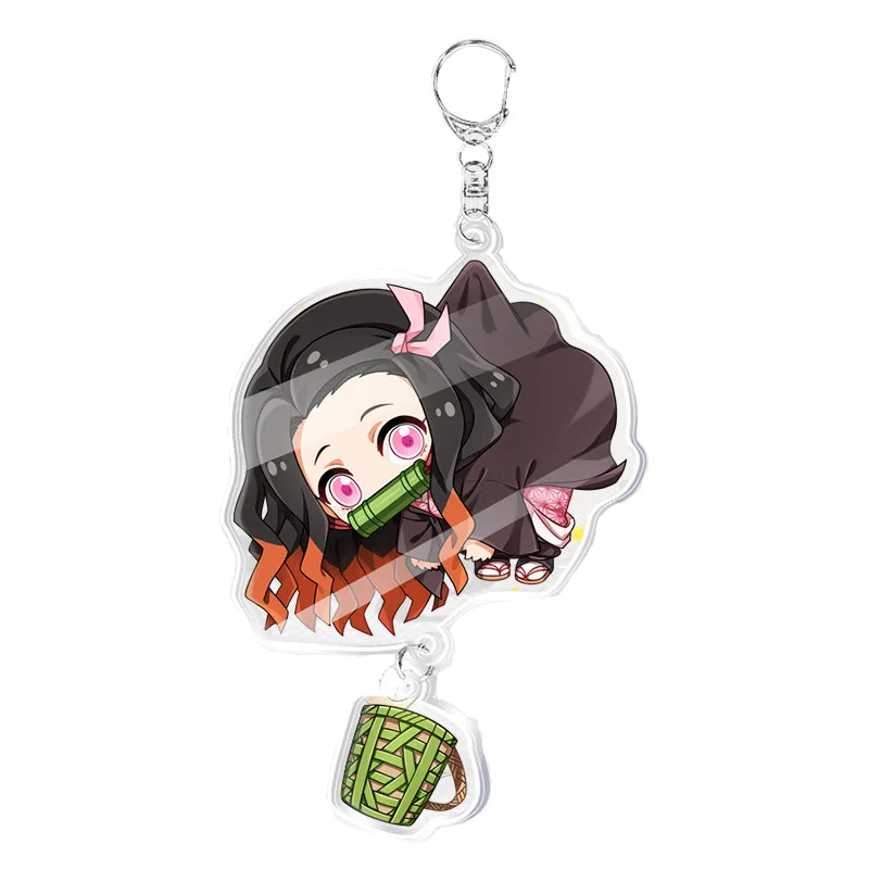 Аниме демон убийца Kimetsu No Yaiba фигурка Kamado Tanjirou Nezuko Hashibira Inosuke брелок Подвеска
