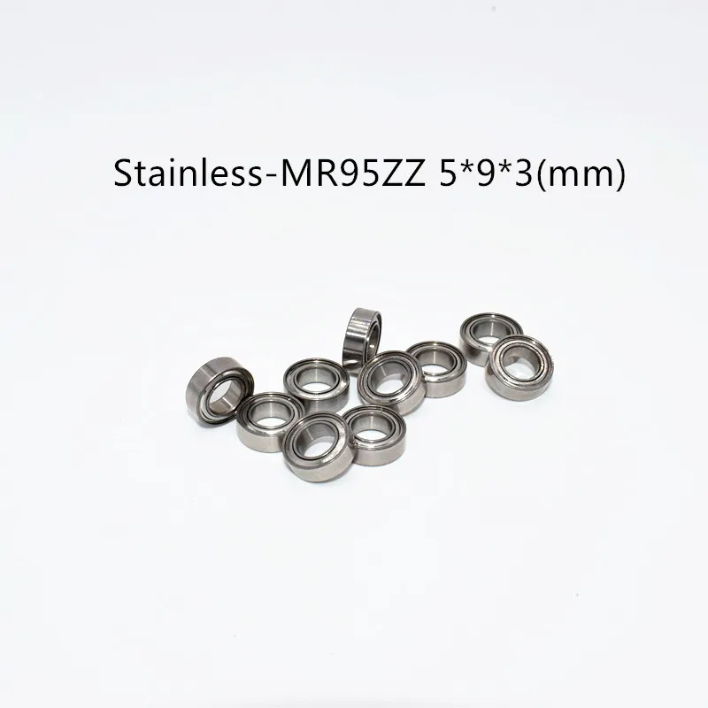 

Подшипник из нержавеющей стали SMR95ZZ, 10 шт., 5*9*3 (мм), антикоррозийный металл, герметичные высокоскоростные детали механического оборудования