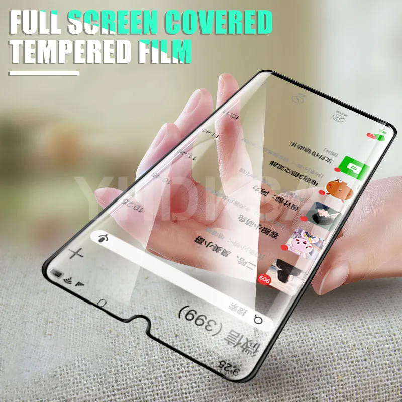 

9D Protective Glass For Huawei P20 Pro P10 Lite Plus Screen Protector Glass P30 P40 Lite E P Smart 2019 Tempered Glass Film Case