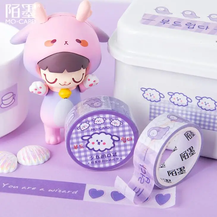 2020 Sharkbang Винтаж каваи Скрапбукинг пуля Васи маскирующая клейкая лента