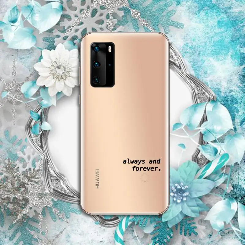 

The Vampire Diaries Phone Case Transparent for huawei honor P 40 30 20 lite Pro 10 i 8 9 x p smart 2019