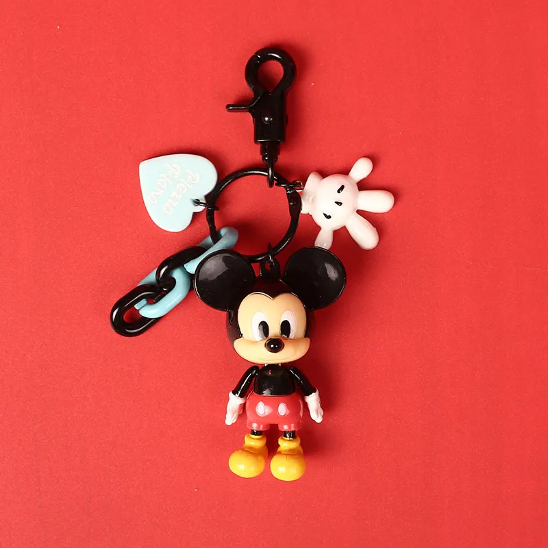Disney Микки Маус Минни Сумка в виде пакета молока кулон милый мультфильм автомобиль брелок школьный сумка с подвесками девочка мальчик сувенирный подарок игрушка - Цвет: 3