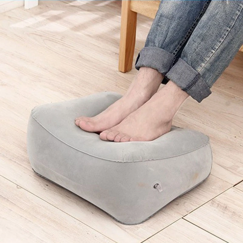 Портативная надувная подушка для ног дорожный коврик воздушная отдыха на ногах в