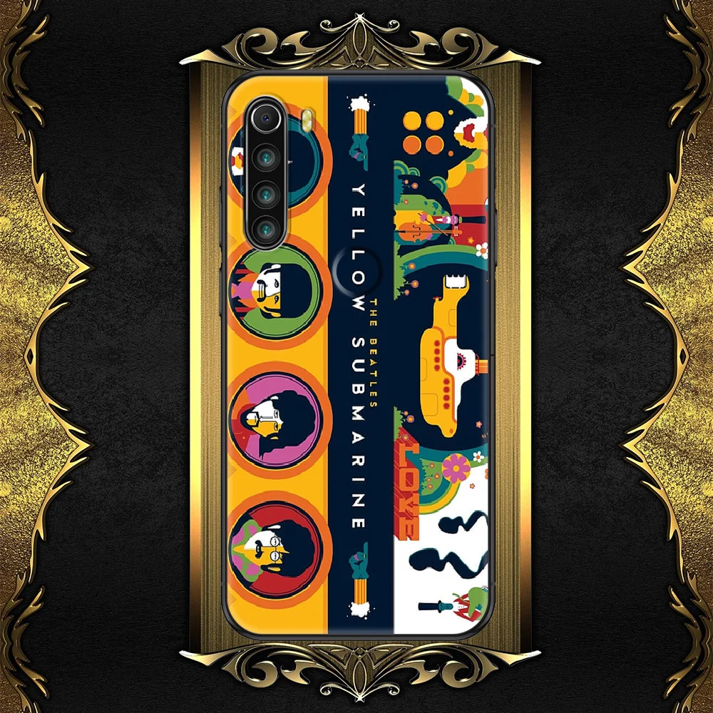 

The Band George Beatle-compatible Phone case For Xiaomi Redmi Note 7 7A 8 8T 9 9A 9S 10 K30 Pro Ultra black art bumper tpu shell
