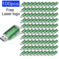 100pcslot usb 2 0 flash drive 64gb 32gb pen drive mini memory stick pendrive 4gb 8gb 16gb u disk thumb flash disk free logo