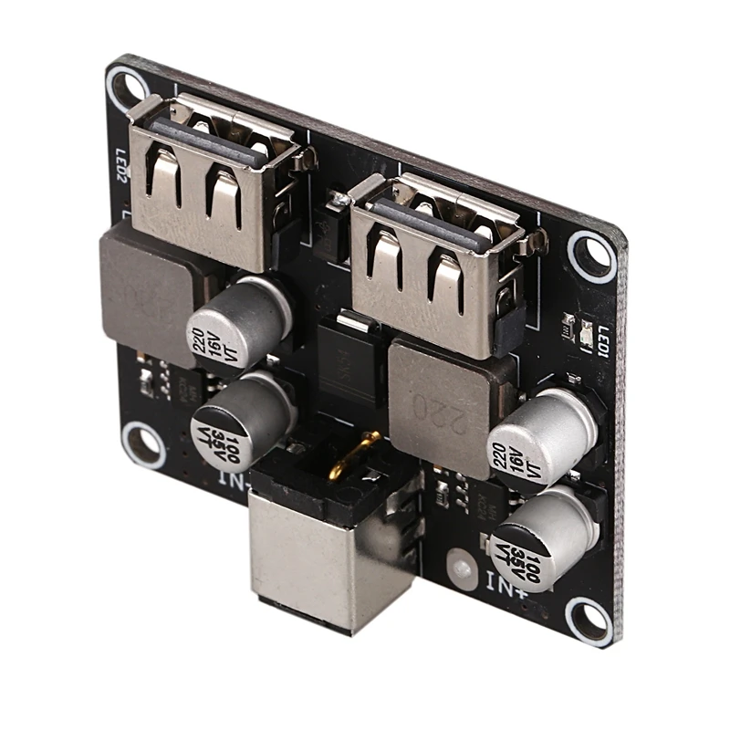 2 канальный Usb Qc3.0 Qc2.0 постоянного тока Dc понижающий преобразователь зарядки