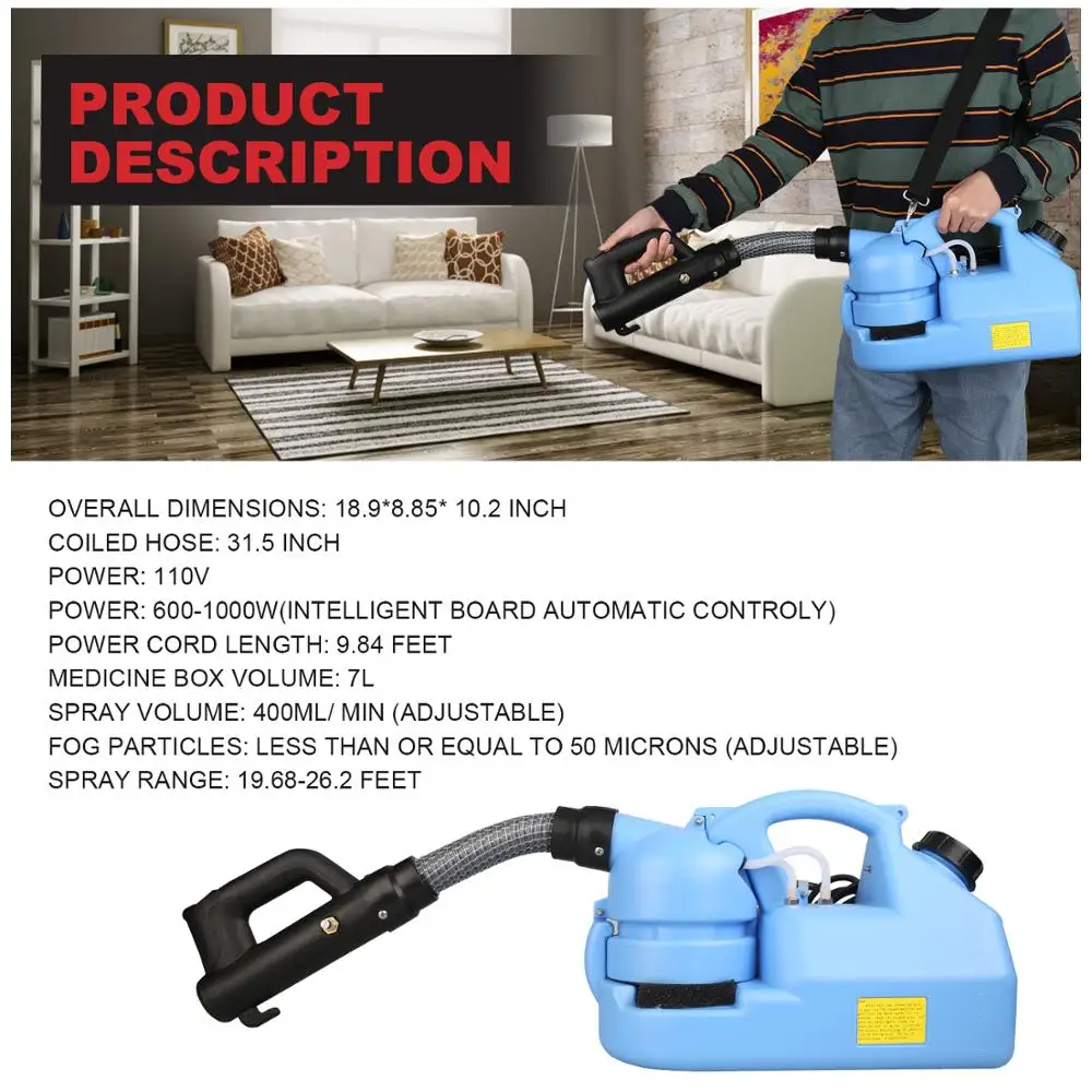 Распылитель дезинфицирующий с ультранизким объемом 110 В/220 В|Опрыскиватели| |