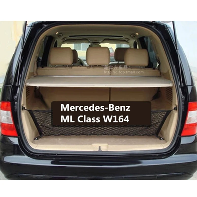 Крышка полки багажника для Mercedes Benz ML Class W164 ML320 ML300 ML350 ML500 2006-2012 выдвижная занавеска