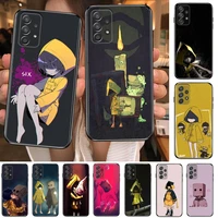 little nightmares phone case hull for samsung galaxy a70 a50 a51 a71 a52 a40 a30 a31 a90 a20e 5g s black shell art cell cove