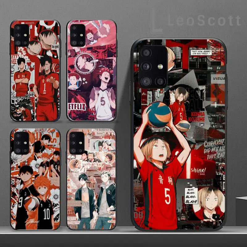 

Haikyuu Phone Case For Samsung A32 A51 A52 A71 A50 A12 A22 A41 A42 A21S S10 S20 S21 Plus Fe Ultra