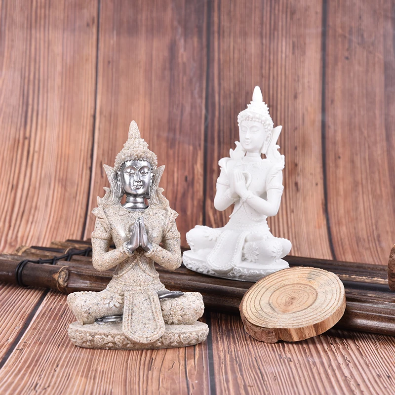 1 шт. статуя Будды песчаник таиландский Будда изображение скульптура фэншуй