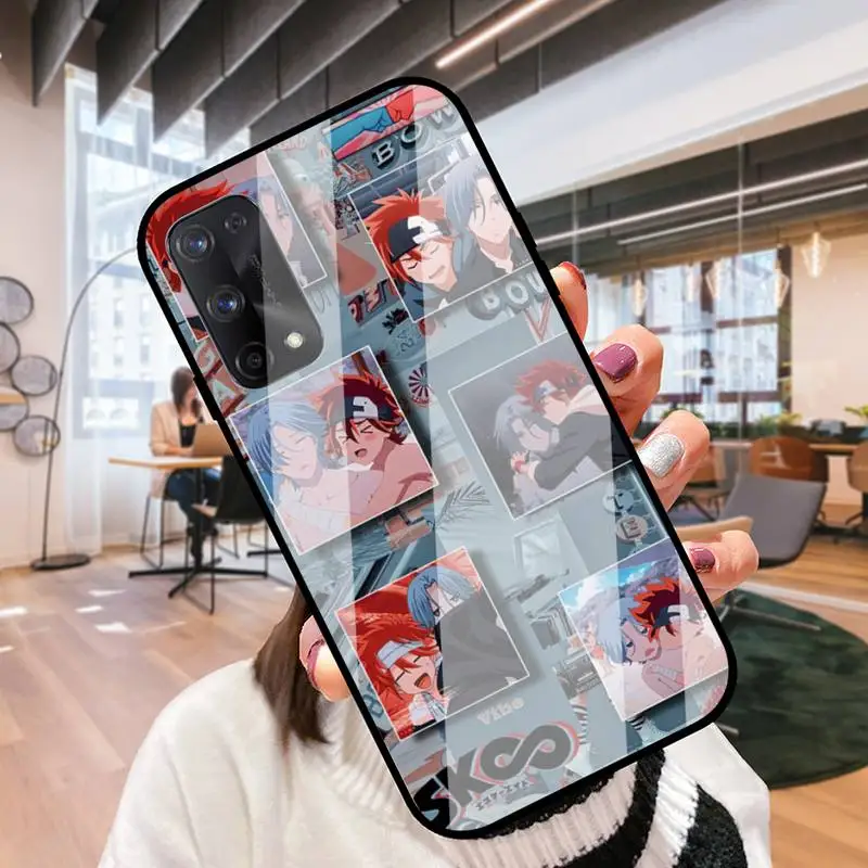 Стеклянная оболочка sk8 the infinity чехол для телефона Oppo R9 11 17 PRO F5 7 9 A5 37 57 59 83 |