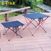 portable foldable table camping outdoor furniture computer bed tables picnic 6061 aluminium alloy ultra light folding desk