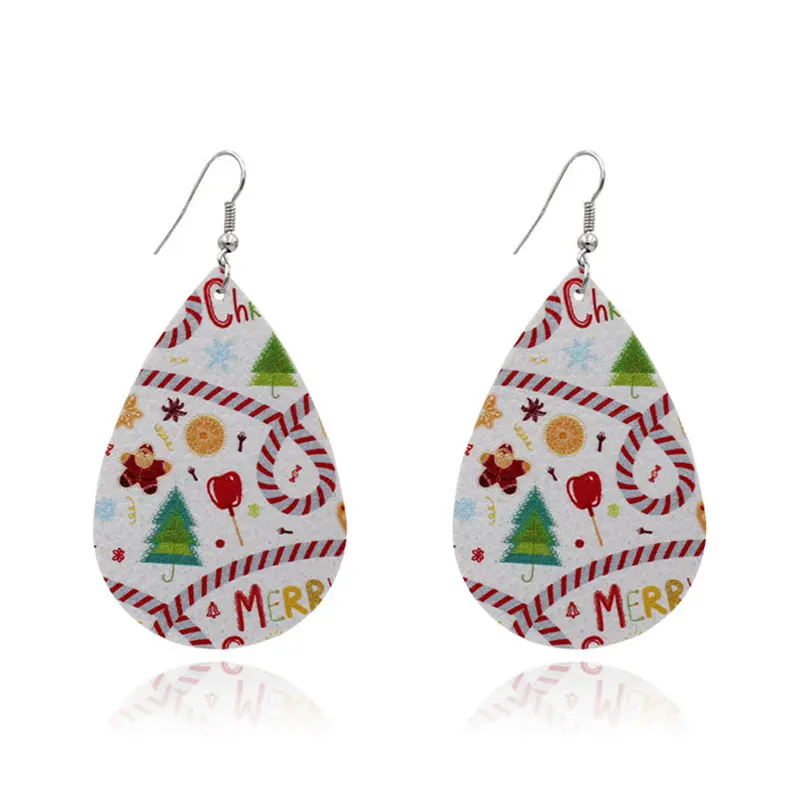 DoreenBeads креативные рождественские сережки кожаные модные серьги ювелирные