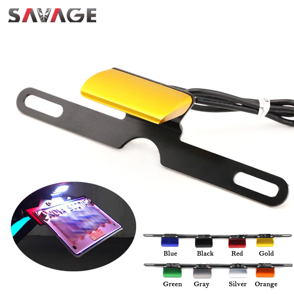 Универсальный светодиодный светильник для номерного знака SUZUKI GSF 400/600/650/1200/1250 BANDIT