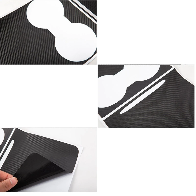 

Car Central Control Panel Wrap Protective Cover for Tesla Model 3 Model Y 2021 Accessories Carbon Fiber Pattern