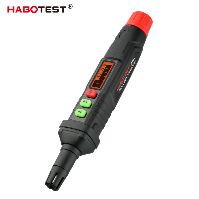 

HABOTEST HT61 газоанализатор детектор утечки газа Высокая точность мини ручка типа опасный горючий газ монитор измеритель