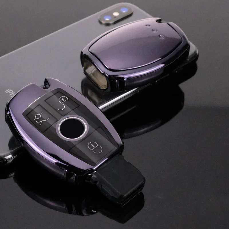 Мягкий чехол для ключа из ТПУ автомобильного Mercedes Benz C Class W204 GLC 260 C200 CIA GLA W205 W212 S E