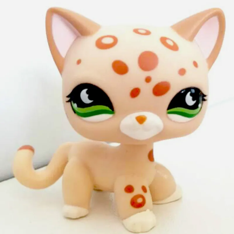 Лпс стоячки кошки собаки игрушки Lps кошка старый pet shop игрушка маленькая короткая шерсть котенок Гималайский котенок husky собака Спаниель колли great dane редкая коллекция фигурок - Цвет: 852