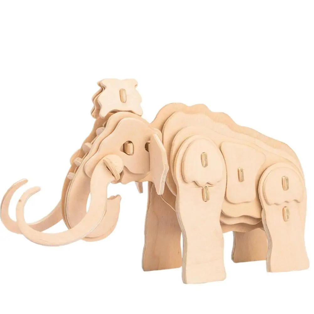 

3D Wooden Puzzle Bundle Set Animals Brain Teaser Educational Toy for Kids and Adults