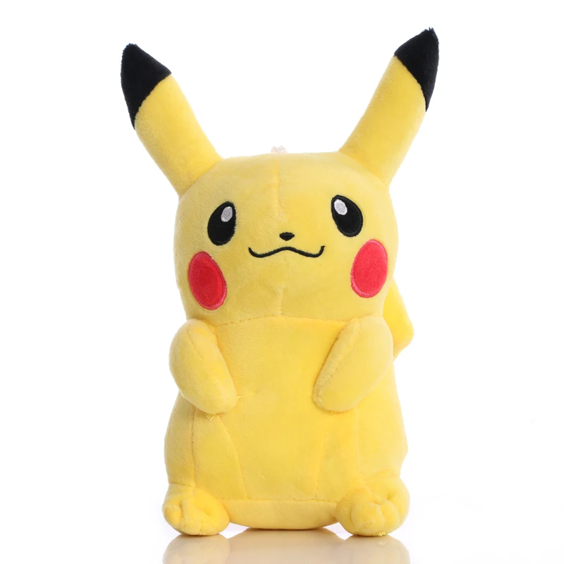 

10pcs/lot 22cm Pikachu Plush Doll Toy TAKARA TOMY Pokemon Pikachu Plush Soft Stuffed Toys for Kids Children Christmas Gifts