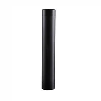 new 1pcs cigar tube black classic gadget portable aluminum travel cigar case humidor holder mini cigar accessories
