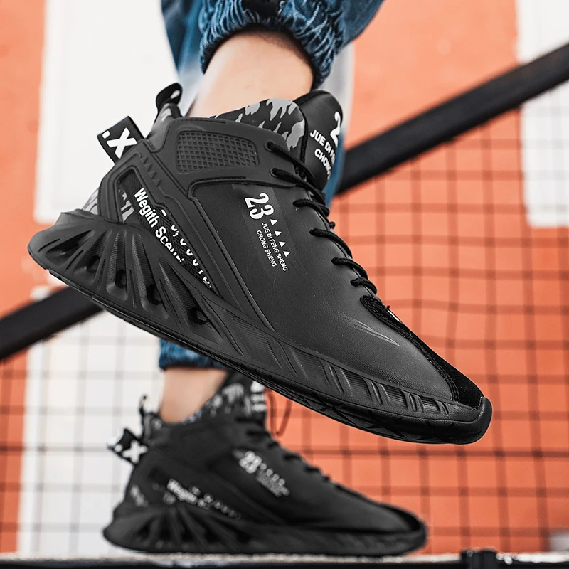 Abhoth Hiking Shoes Men Sneakers 2021 Winter Plus Velvet Keep Warm Waterproof Training Sneakers Outdoor Anti-Slip Running Shoes