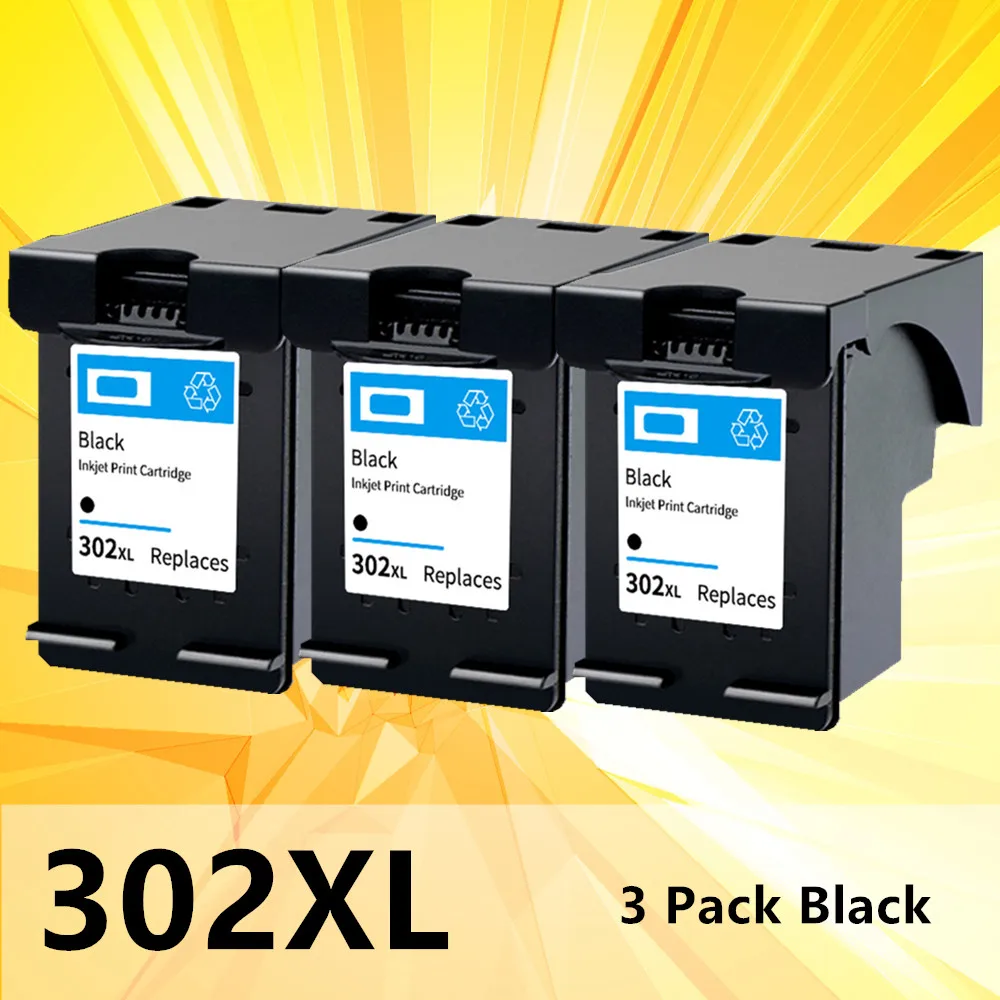 Черный картридж с чернилами 302XL для HP 302 XL hp принтера Deskjet 2130 2135 1110 3630 Officejet 3632