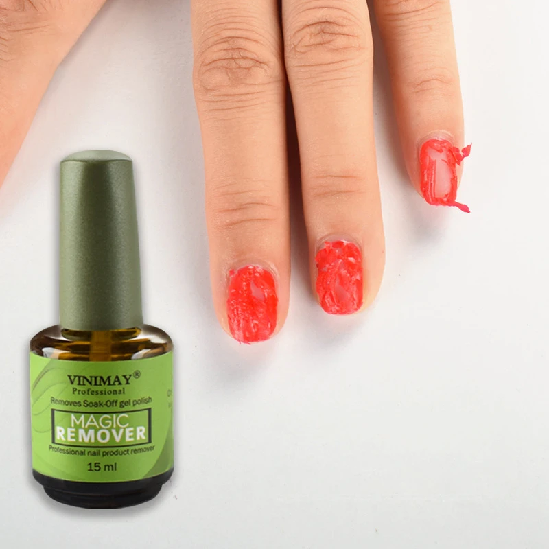 

15ml Nail Gel Polish Burst Magic Nail Polish Remover 2min Fast Soak Off Sticky UV Polish Nail Degreaser Cleaner