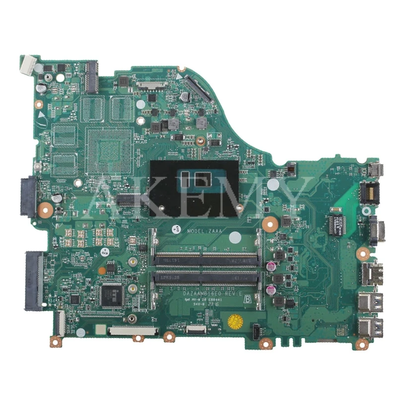 Billig DAZAAMB16E0 REV:E Für Acer E5-575 F5-573 E5-575T E5-774 Laptop Motherboard CPU:I7-7500U DDR4 NBGEP10026 100% Test OK