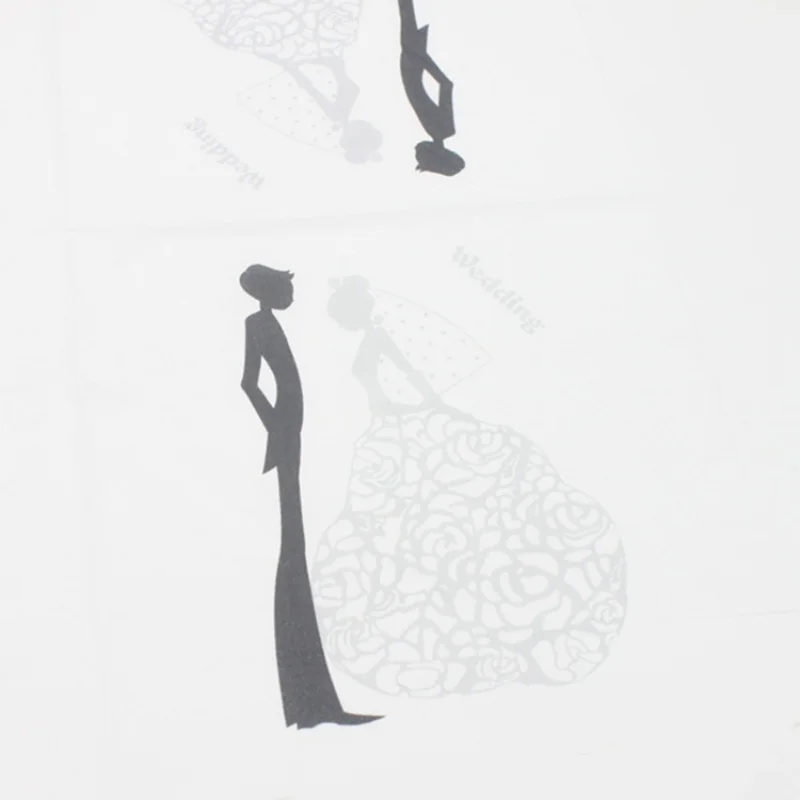 2-слойные бумажные салфетки с рисунком для свадебных церемоний ужин и вечерние 20