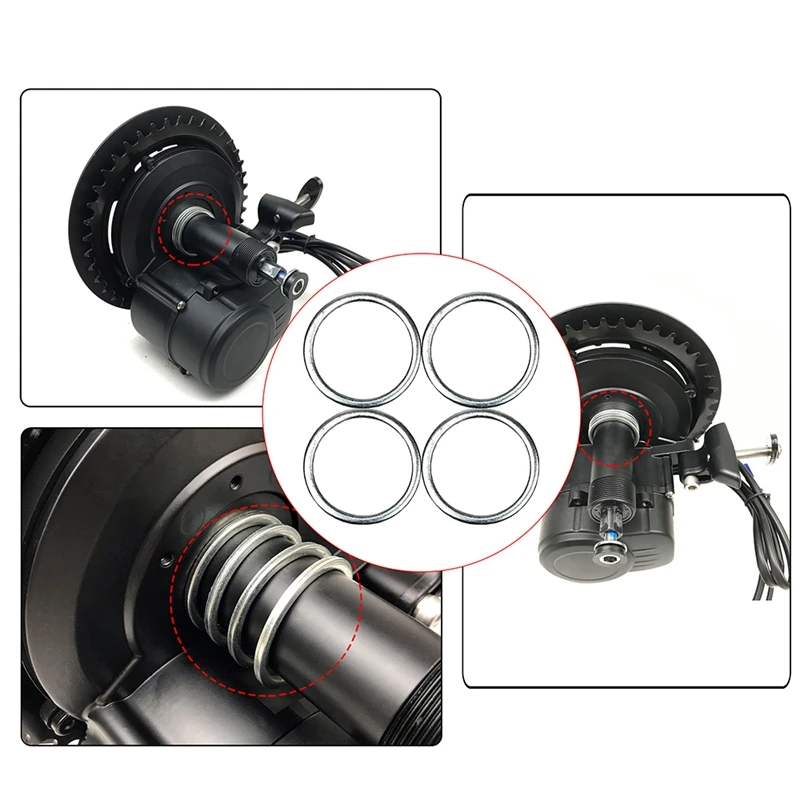 

10mm Spacer for Bafang BBSHD Tongsheng Bottom Bracket Fitting (4 Pieces) 2.5mm/Pcs