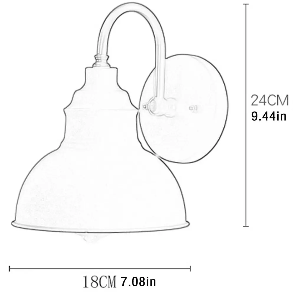 

1pc Wall Lamps Outdoor Waterproof Retro Industrial LED Wall Light Indoor Lighting For Living Room Bar Cafe Nordic Vintage Sconce