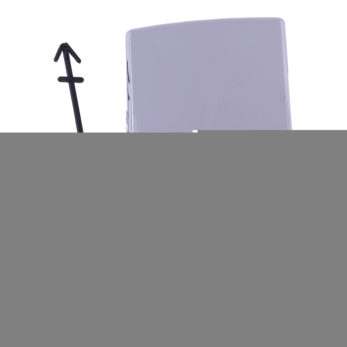 Автомобильный Серебряный ABS задний бампер буксировочный крючок накладка на