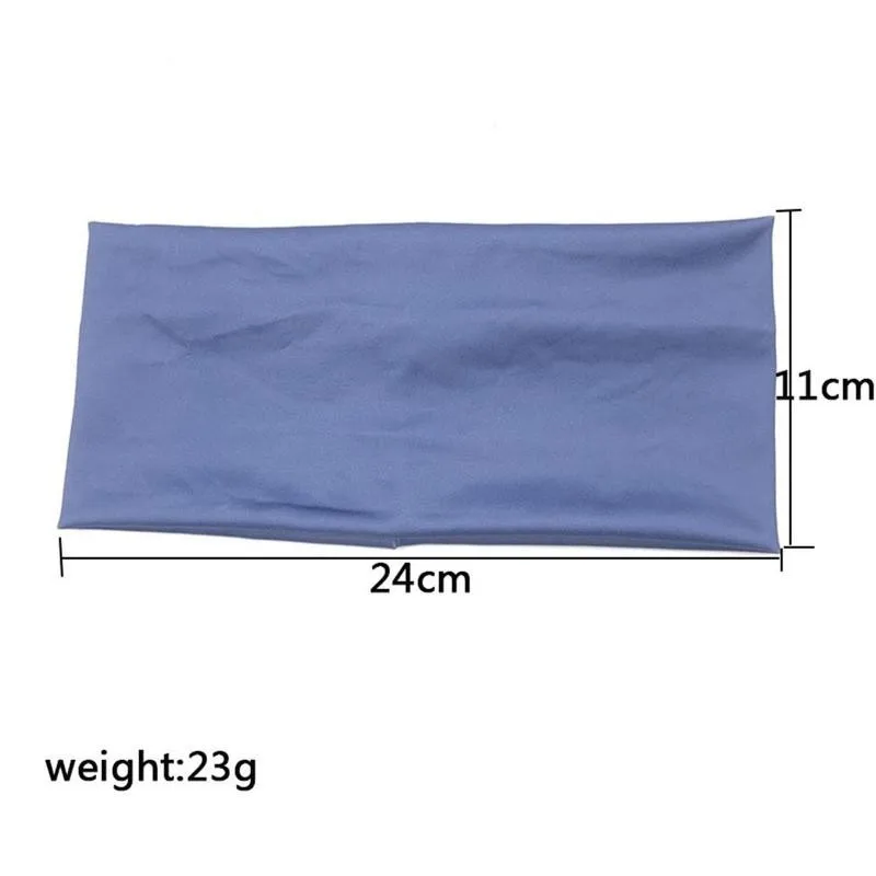 

Unisex Color Sport Yoga Headband Hair Elastic Bands for Men Women Stretch Outdoor Fitness Head Bands Hairband