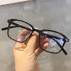 Оптические оправы для очков для женщин и мужчин, анти-синий светильник, блокирующий излучение, женские и мужские прозрачные черные квадратные очки