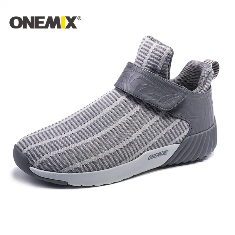 Мужские кроссовки для бега ONEMIX суперлегкая уличная спортивная обувь теплые