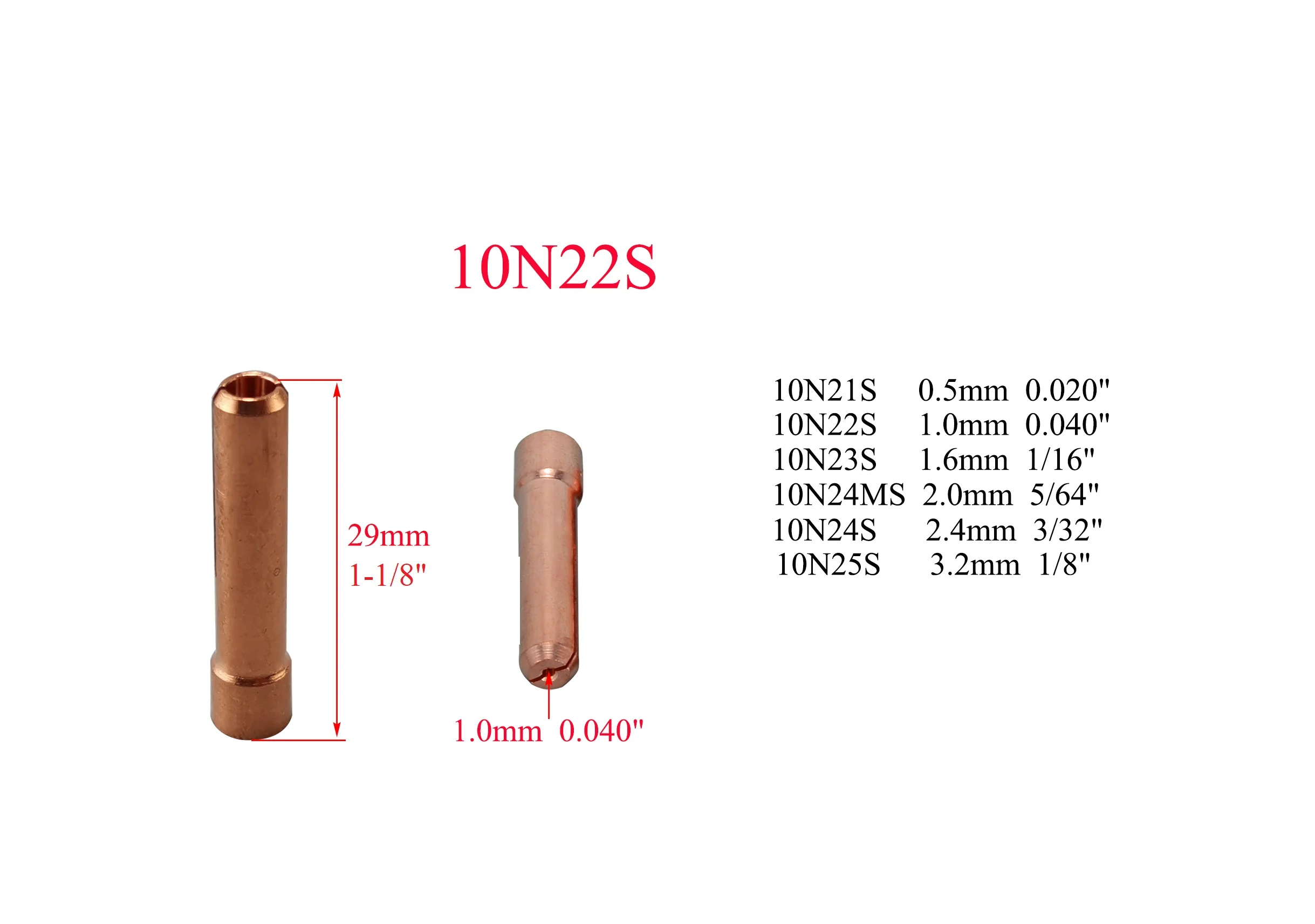 Короткие горелки для сварки TIG 0 5 мм (1 1 6 2 4 3 опционально) шт. подходит