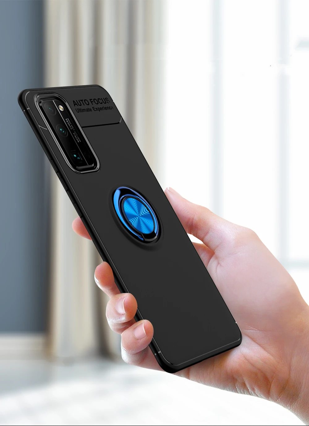 Чехол для телефона с кольцом на палец магнитный держатель Huawei Honor Play 4TPro 4T 30 30Pro + X10