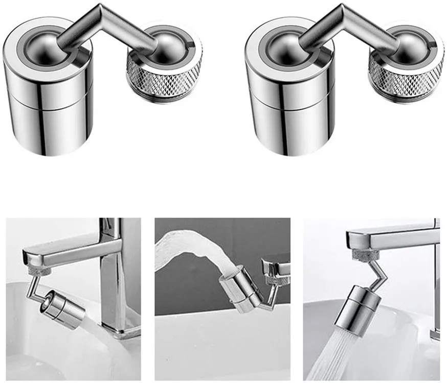 

Universal rotary filter splash-proof pressurized faucet connector web celebrity wash and mouthwash device