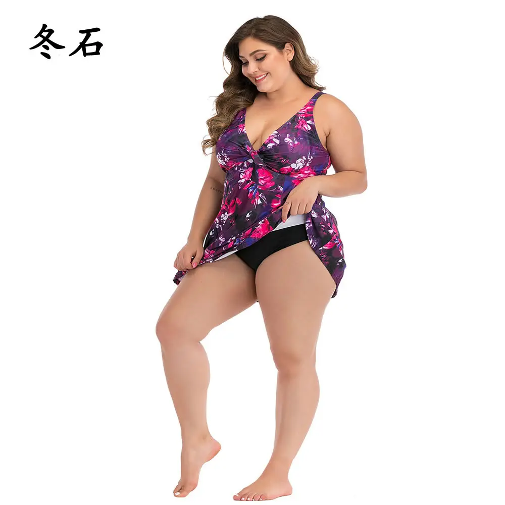 2020 большое платье для плавания размера плюс XL до 5XL одежда глубокий v-образный