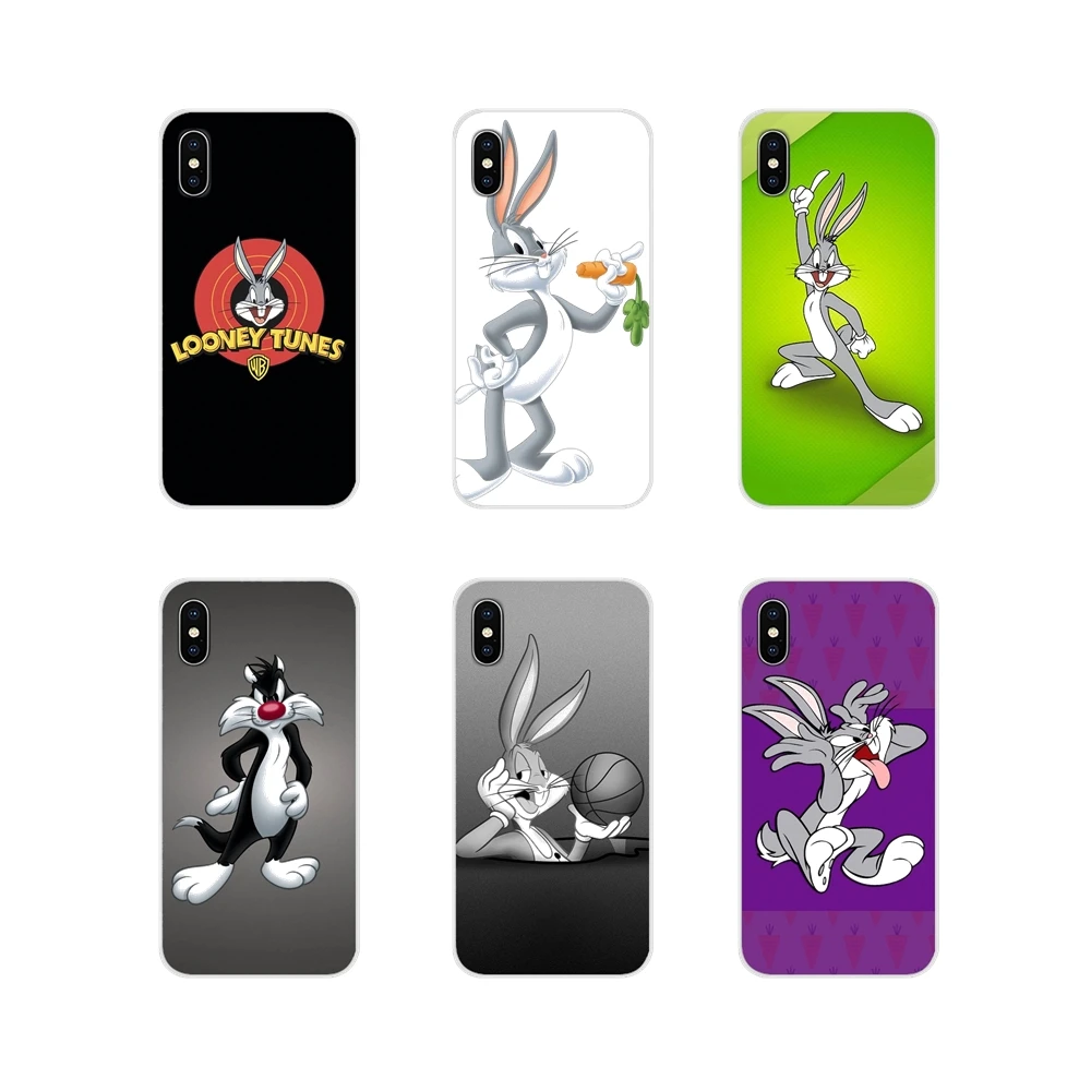 Для Xiaomi Redmi 4A S2 Note 3 3S 4 4X 5 Plus 6 7 6A Pro Pocophone F1 Bugs Bunny Baby Looney Tunes аксессуары чехлы для