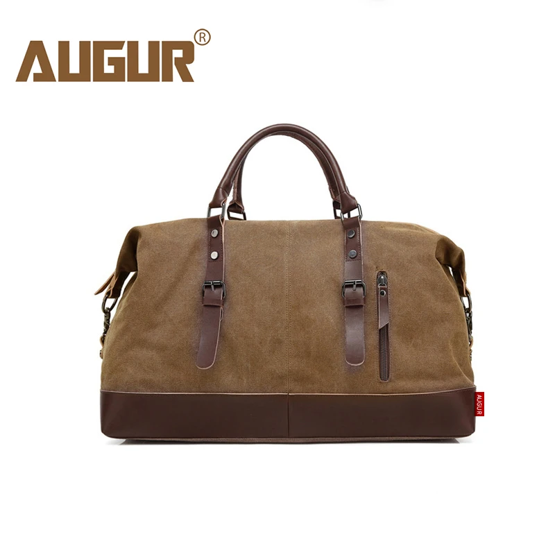 Кожаная спортивная сумка мессенджер из ткани для мужчин и женщин|Дорожные сумки|