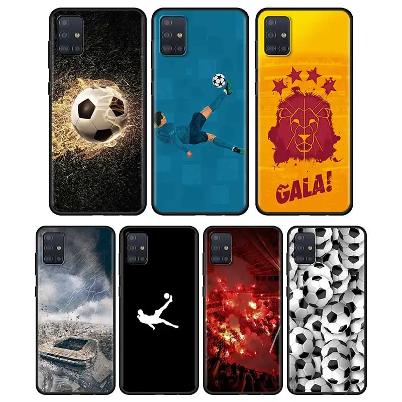 

Football Sports Phone Case For Samsung Galaxy A51 A12 A21s A71 A31 A52 A32 5G A02s A72 A11 A41 A22 A01 A02 A91 Cover Coque