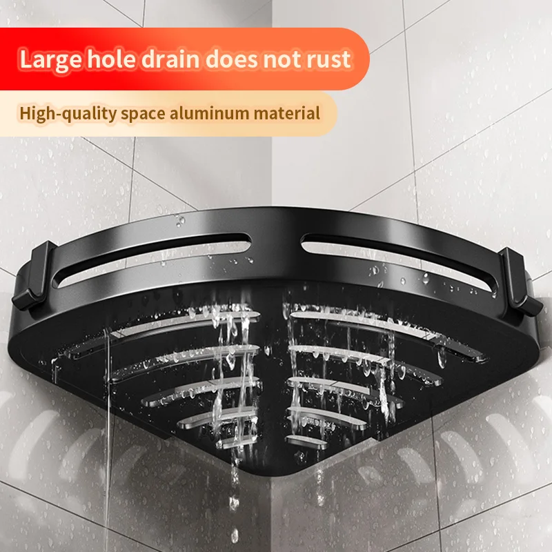 Bathroom Shelf Shower Shelves Corner Wall Mount Storage Rack Holder Organizer Accessories | Дом и сад