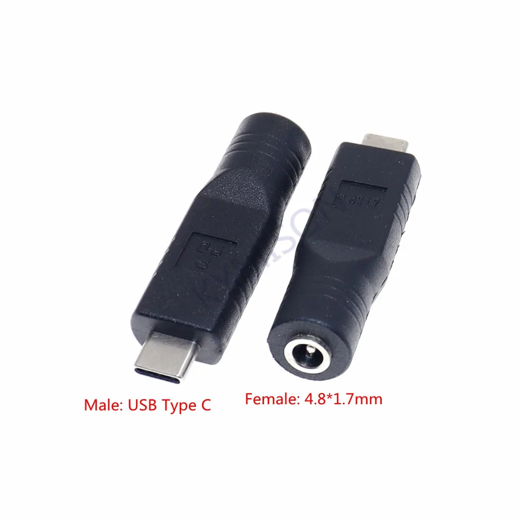 USB-C Type C Female к ноутбуку зарядного устройства Подключите конвертер для ноутбука Asus