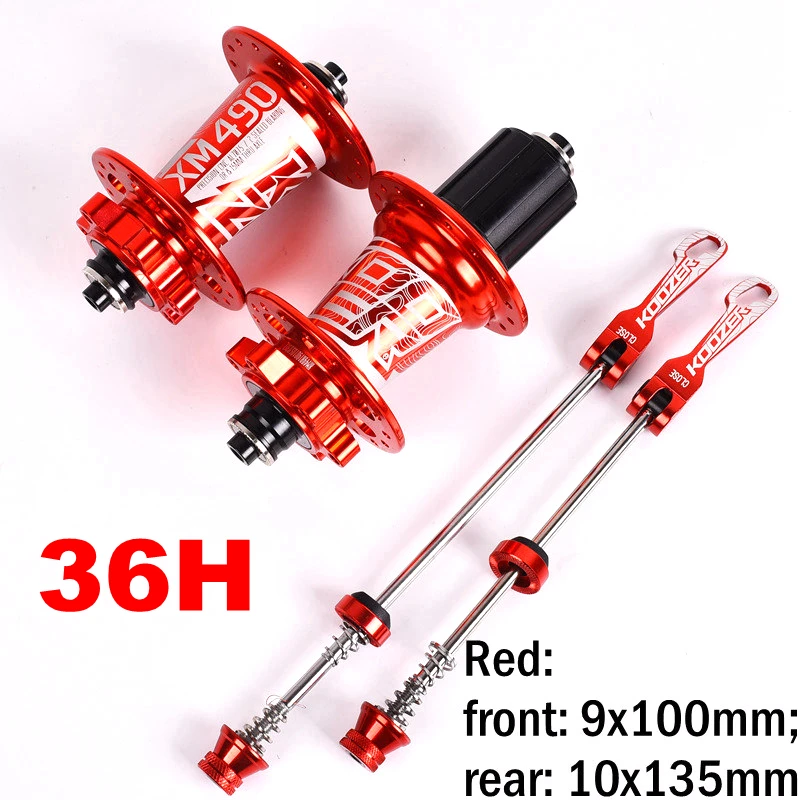 Koozer втулки MTB XM490 дисковый тормоз подшипник для горного велосипеда 10*135 мм 12*142