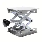 Подъемная стойка для лабораторных ножничных домкратов, подъемный стол, нержавеющая сталь, 100 Х100 мм, для научных экспериментов