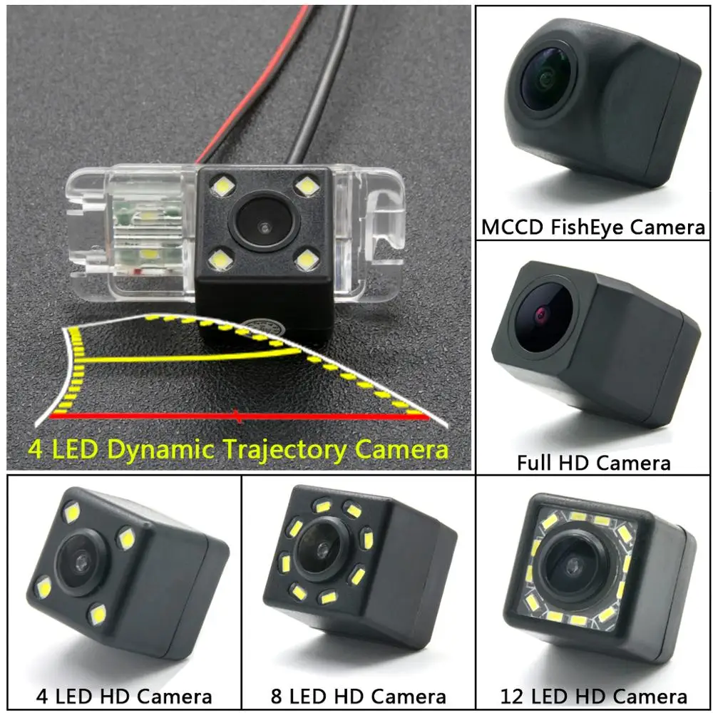 Беспроводная камера заднего вида с динамической траекторией для Ford Mondeo Fiesta Focus